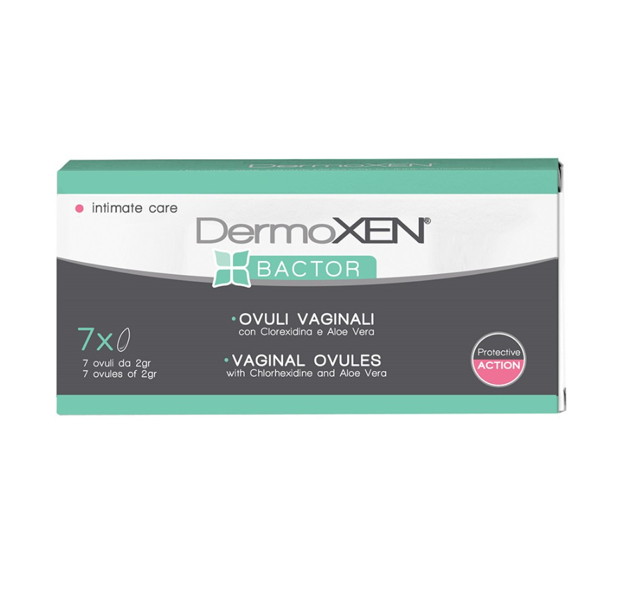 DERMOXEN BACTOR Vaginal Suppositories, 7 pcs
