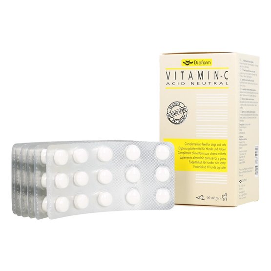Diafarm vitamin C for Dogs and Cats, 90 tablets