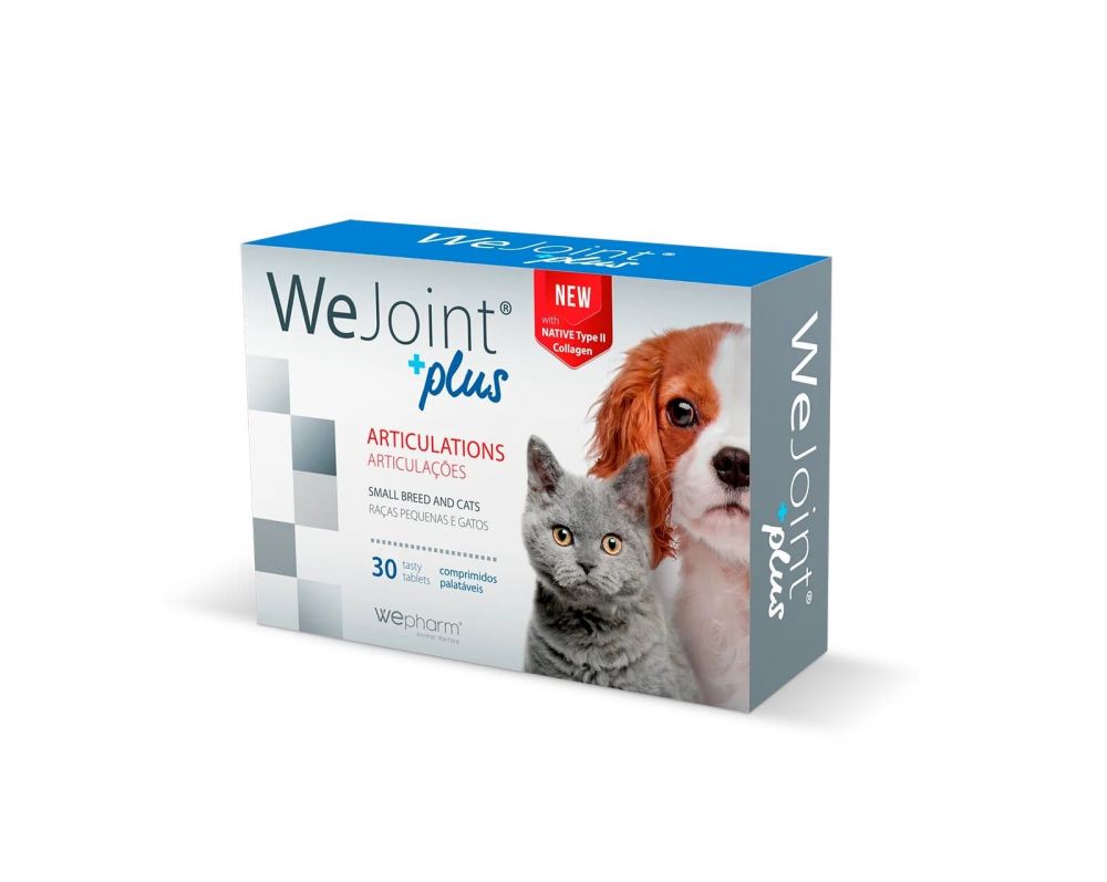 WeJoint Plus Small Breeds and Cats Joint Support, 30 tablets