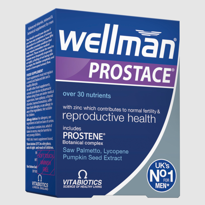 Vitabiotics Wellman Prostace Vitamins for Men, 60 tablets