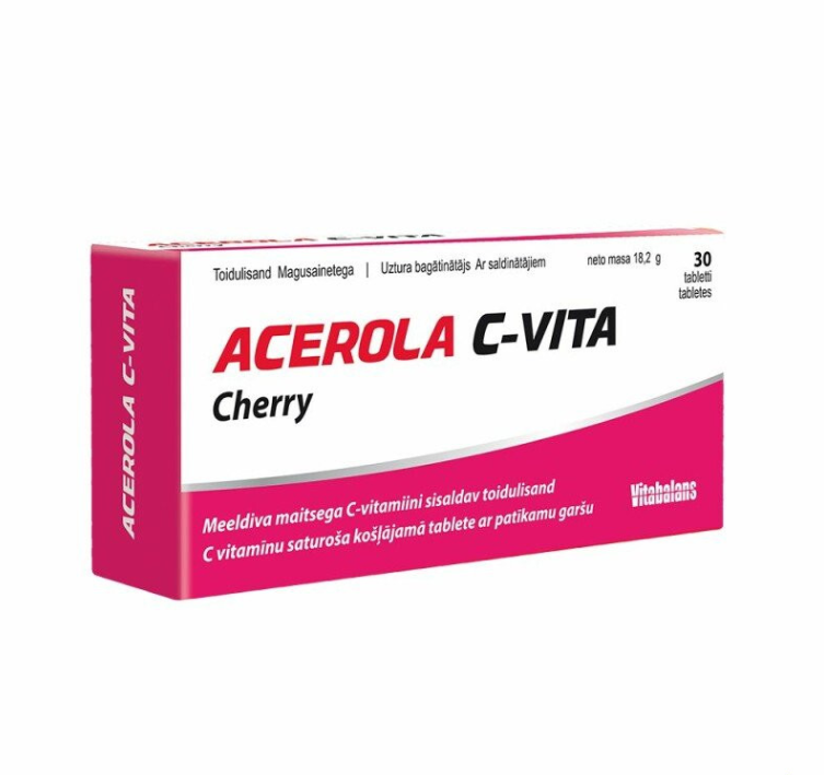 Acerola C-Vita Cherry, 30 tablets