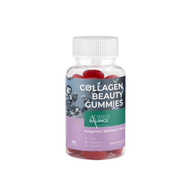 Acorus Balance Collagen Beauty Gummies, 60 pcs