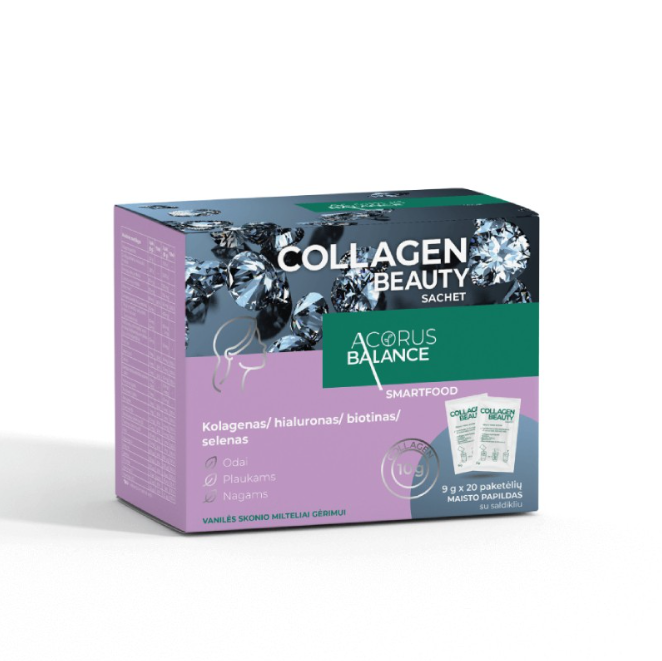 Acorus Balance Collagen Beauty Sachets for Skin, 20 pcs