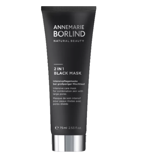 Annemarie Borlind 2in1 Black Face Mask, 75 ml