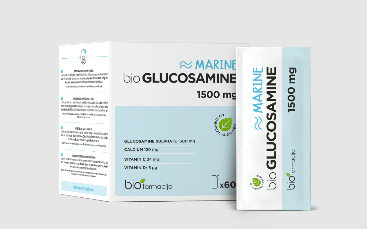 Glucosamine Marine 1500mg - Joint and Cartilage Health, 60 sachets