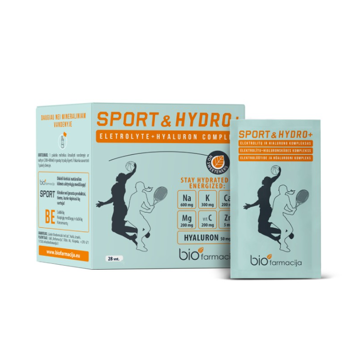BIO Sport & Hydro+ powder, 28 sachets