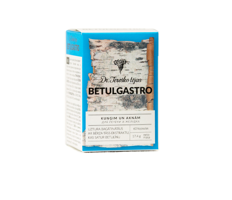 Betulgastro for Stomach and Liver, 60 capsules