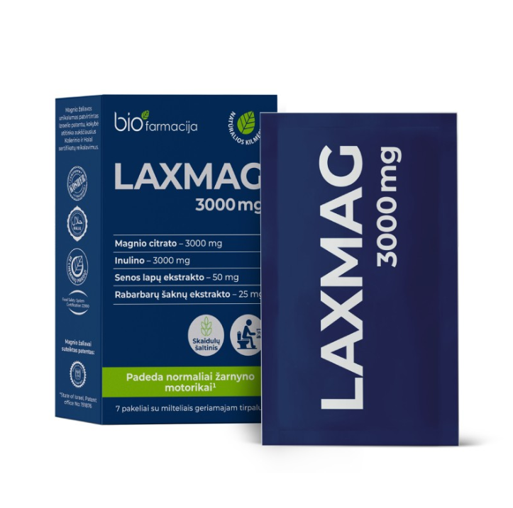 Bio Laxmag 3000 mg, 7 sachets