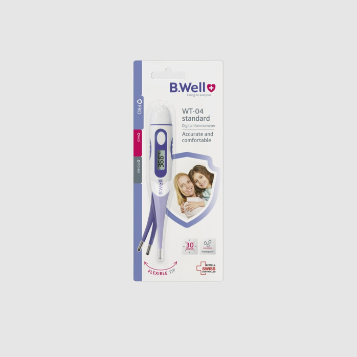 B.WELL WT-04 Digital Thermometer with Soft Tip