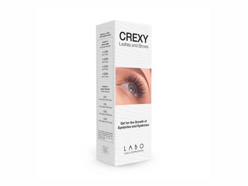 CREXY Gel for Eyelash and Eyebrow Growth, 8 ml