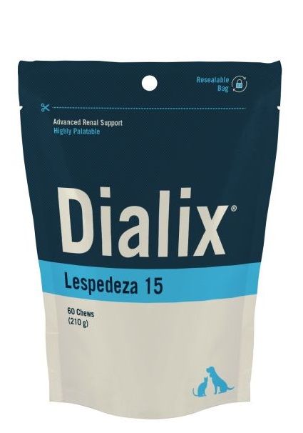 Dialix Lespedeza-15 - Supplement for Chronic Kidney Disorders, 60 Chewable Tablets