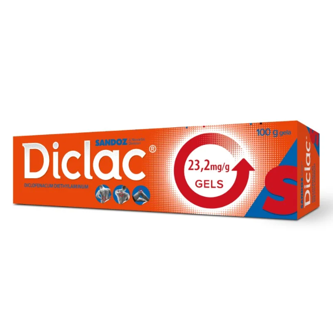 Diclac 23.2mg/g Gel, 50 g