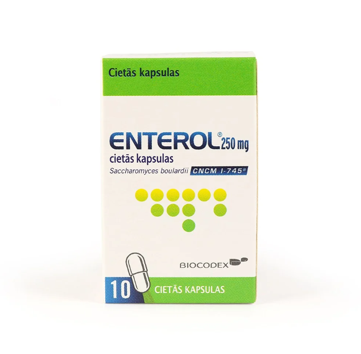 Enterol 250 mg, 10 capsules