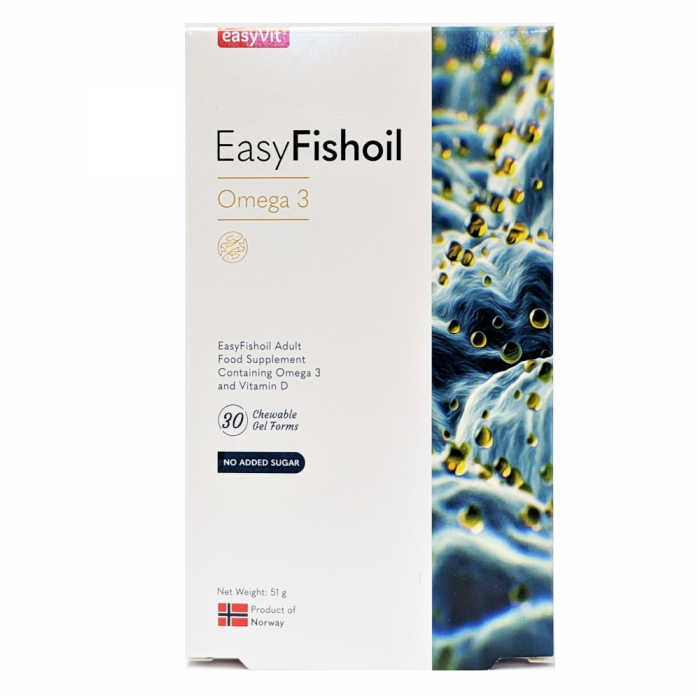 Easy Fish Oil Omega-3, 30 jelly candies