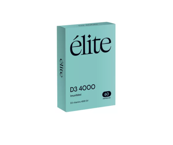 ELITE D3 4000 IU, 60 capsules