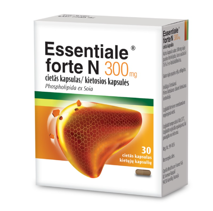 Essentiale Forte N 300 mg, 30 capsules