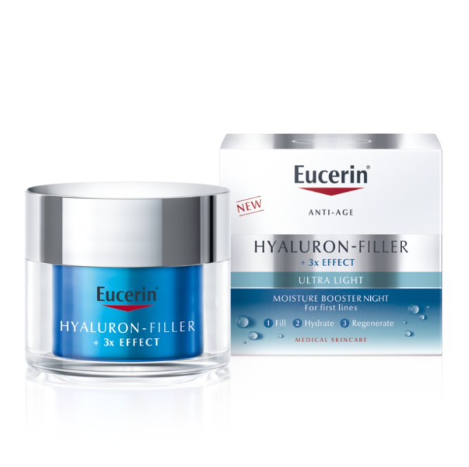 Eucerin Hyaluron-Filler Night Gel Cream with Triple Effect, 50 ml