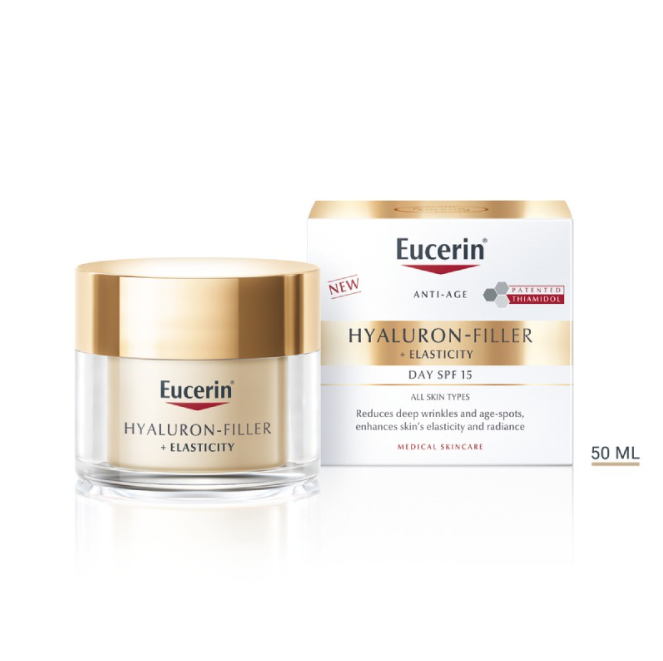 Eucerin Hyaluron-Filler + Elasticity Day Cream with SPF30, 50 ml