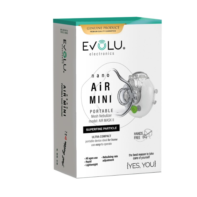 Evolu Nano Air Mini Inhaler/Nebulizer
