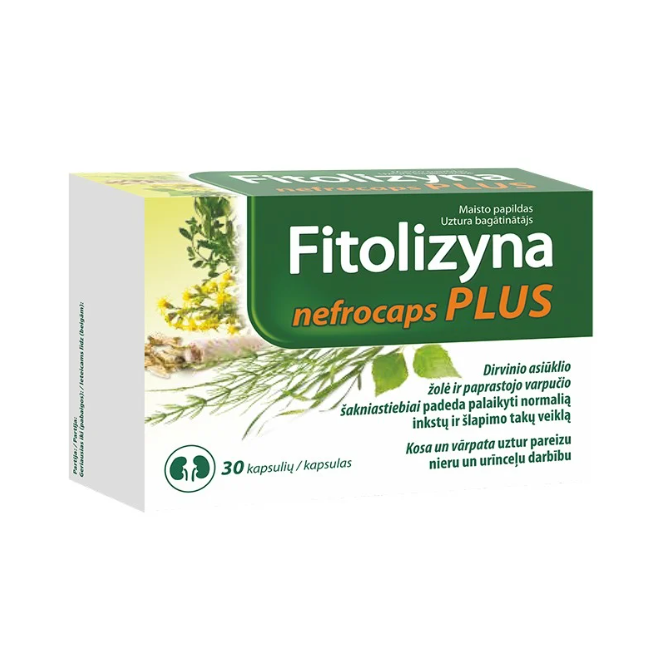 Fitolizyna Nefrocaps Plus, 30 capsules