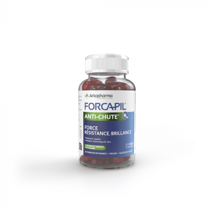 FORCAPIL ANTI-CHUTE for Hair Loss, 60 gummies – SupplementHills