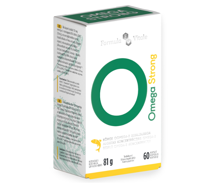 Formula Vitale Omega Strong Fish Oil, 60 capsules
