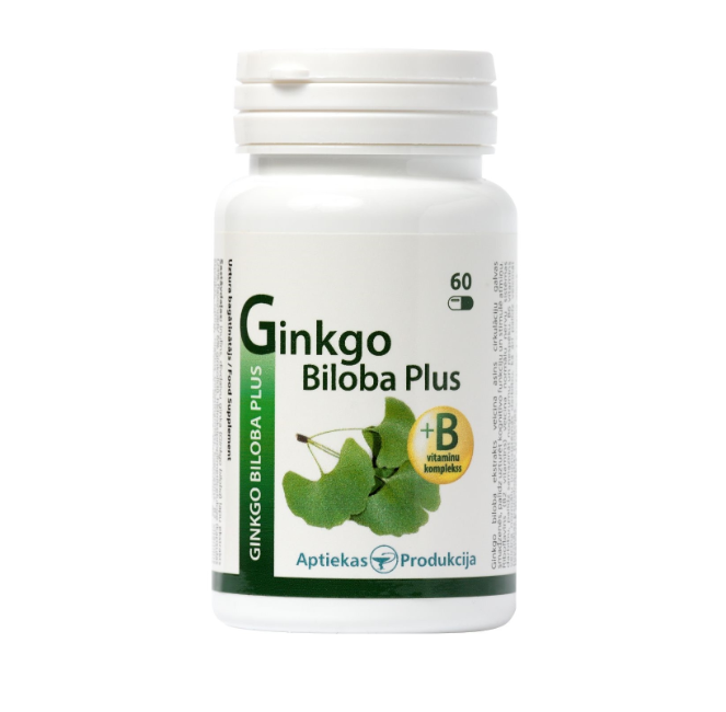 Ginkgo Biloba Plus, 60 capsules