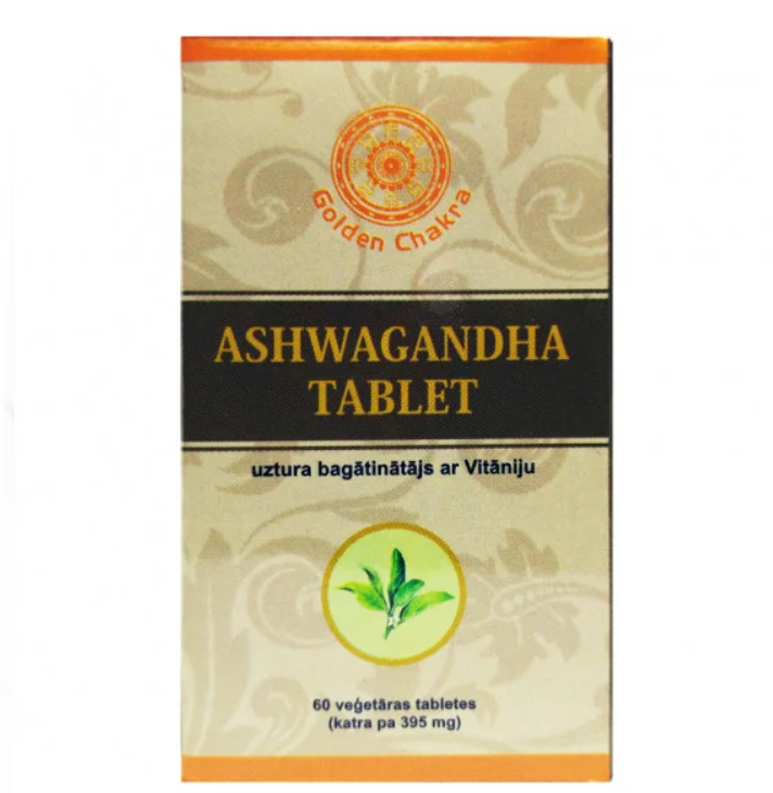 Golden Chakra Ashwagandha, 60 tablets