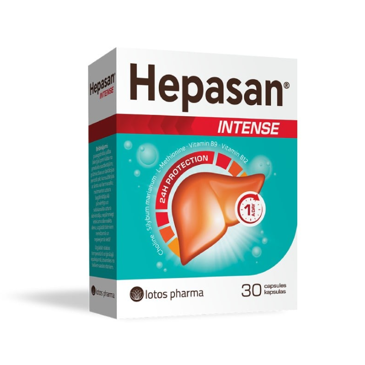 Hepasan INTENSE, 30 capsules