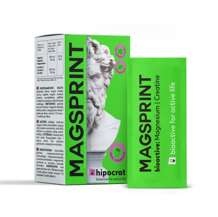 Bio Magsprint Hipocrat Granules, 14 sachets