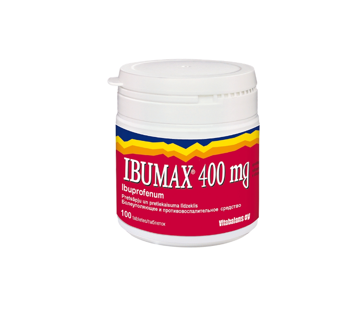 Ibumax Ibuprofen 400 mg, 100 tablets