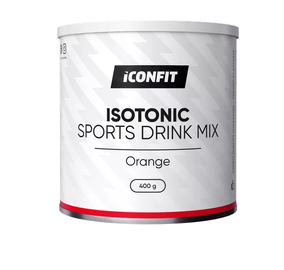 ICONFIT Isotonic Sports Drink with Orange Flavor, 400 g