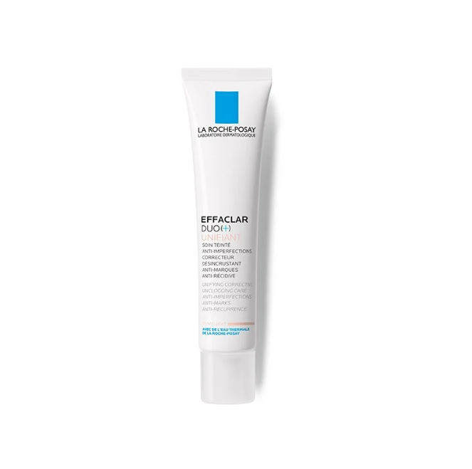 La Roche Posay Effaclar DUO+ Unifiant, Face Tone Evening Correcting Cream, Light Tone, 40 ml