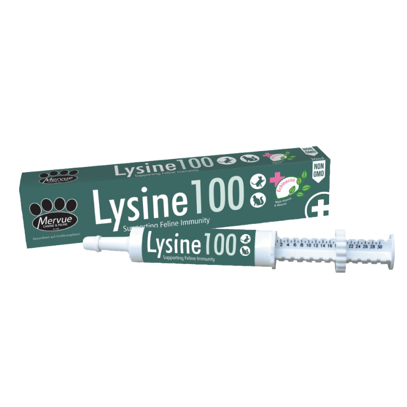 Lysine 100 - Cat Immunity Supplement, 30ml