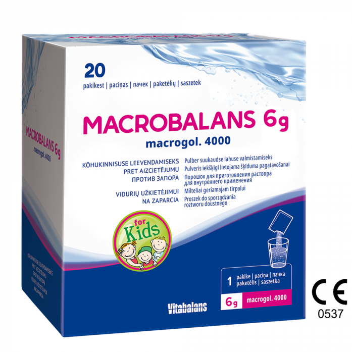 Macrobalans, 6g x 20 sachets