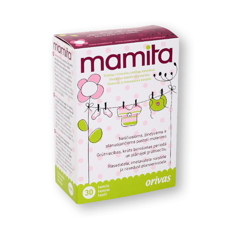 Mamita Vitamins for Pregnant Women, 30 capsules