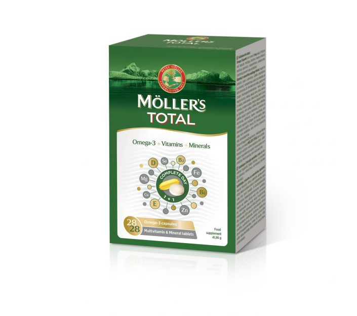 Möller's Total Fish Oil, 56 capsules