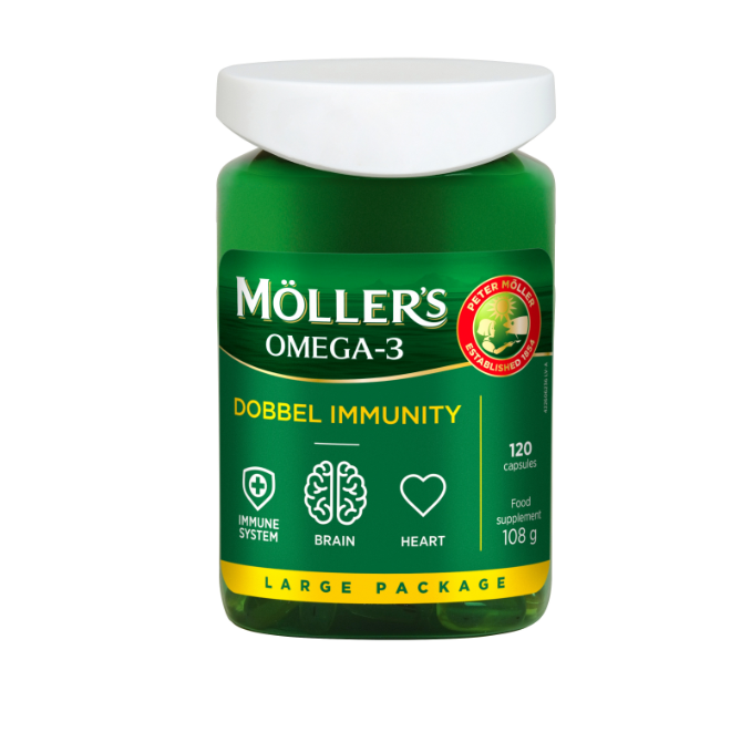 Möller's Dobbel Immunity, 120 capsules