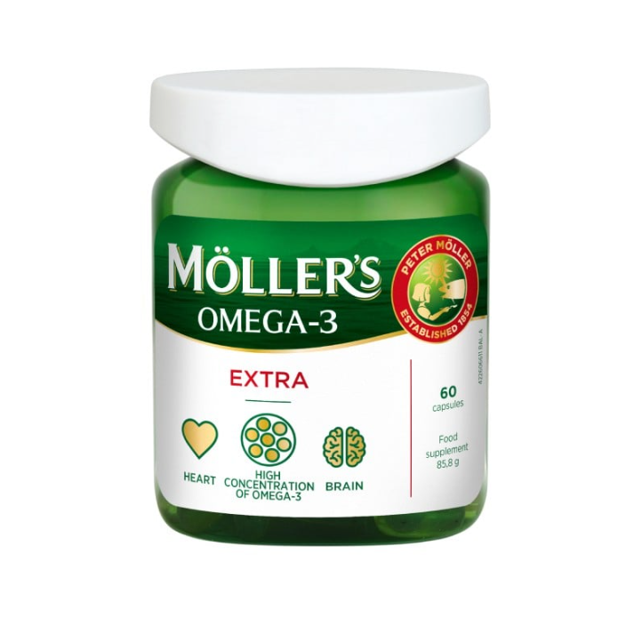 Möller’s Omega-3 Extra, 60 capsules