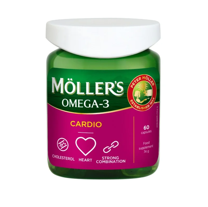 Möller’s Omega-3 Cardio Fish Oil, 60 capsules