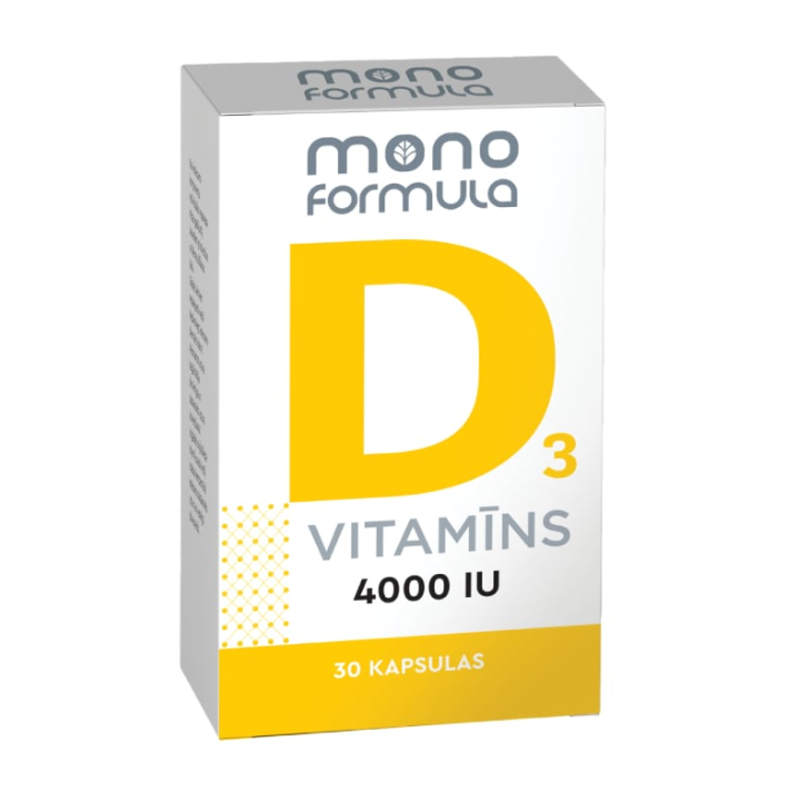 Mono Formula - Vitamin D3, 30 capsules