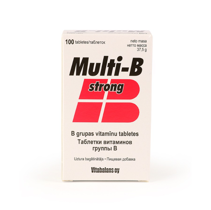 Multi B Strong, 100 tablets