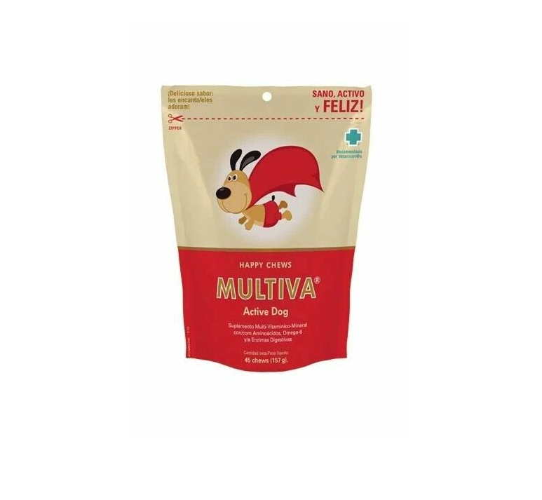 Multiva Active Dog, 45 chews for dogs