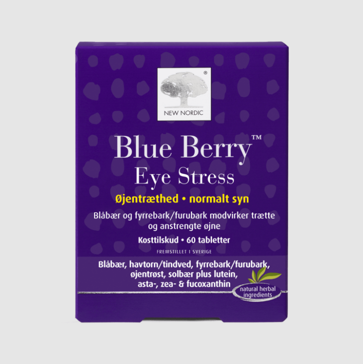 New Nordic Blue Berry Eye Stress, 60 tablets