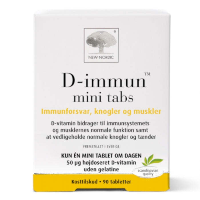 New Nordic D-immu Mini Tabs, 90 tablets