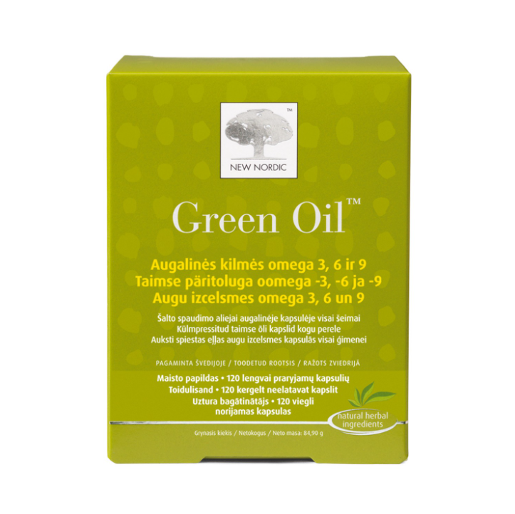NEW NORDIC Green Oil, 120 capsules