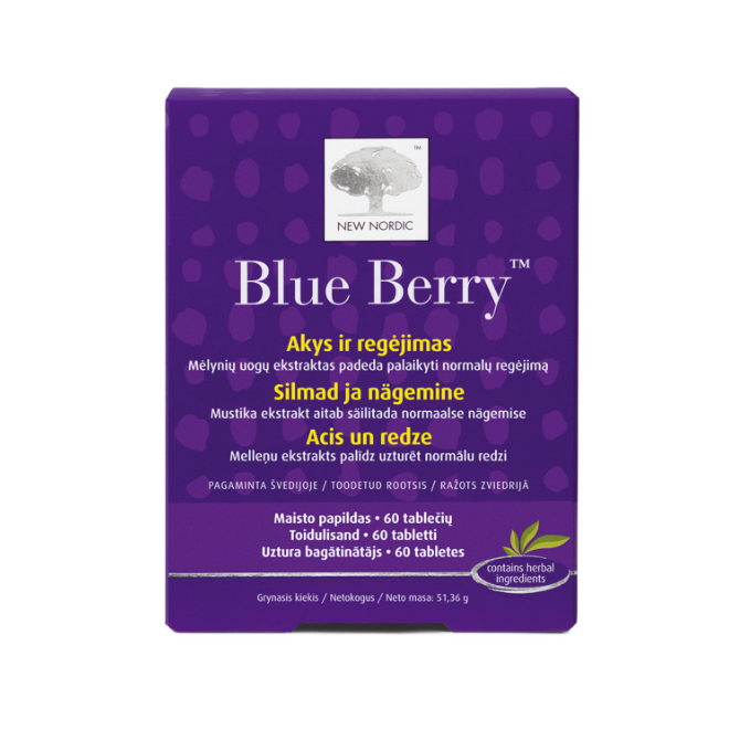 New Nordic Blue Berry, 60 capsules