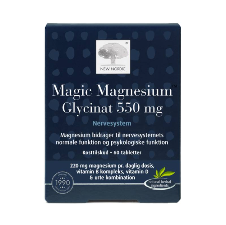 NEW NORDIC Magic Magnesium Glycinate, 60 tablets