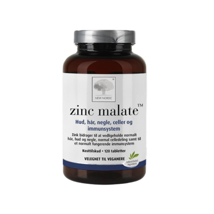 New Nordic Zinc Malate, 120 tablets