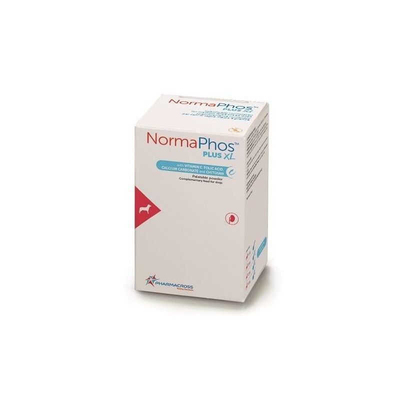 Normaphos Plus XL - Vitamin and Mineral Powder for Dogs, 90 g